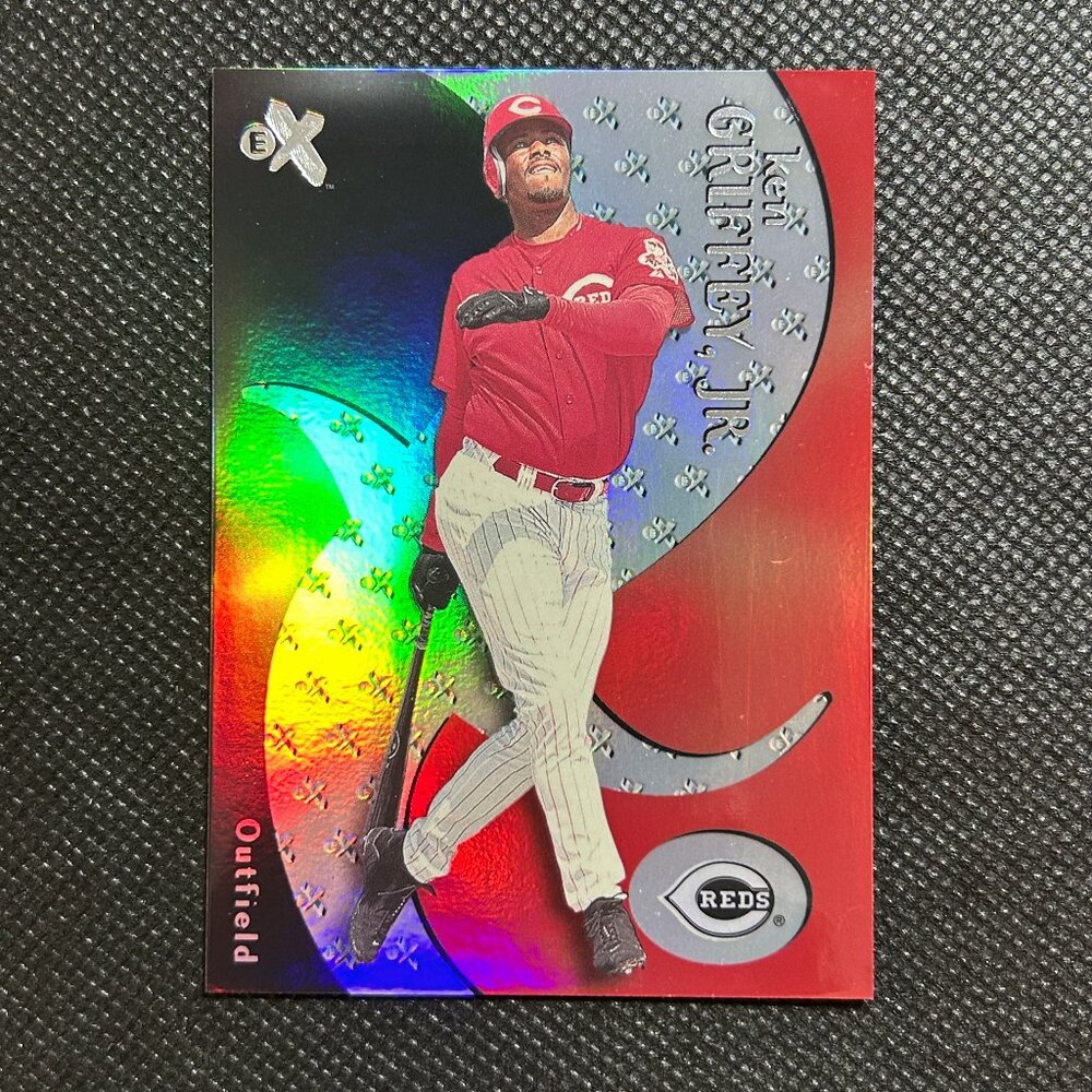 2000 Skybox E-X KEN GRIFFEY JR HOLO FOIL #5 CINCINNATI REDS RARE